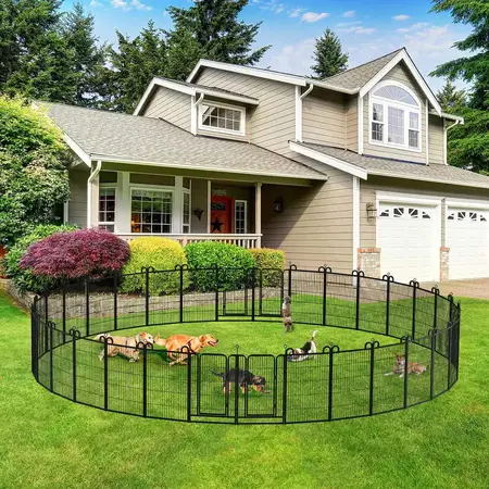 Dog Playpen Outdoor 32 Piece Panels Heavy Duty Dog Fence