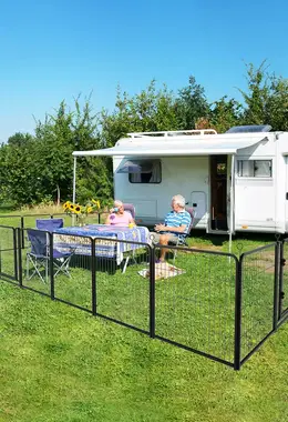Dog Playpen Outdoor Extra Wide 24 Panels Heavy Duty Dog Fence